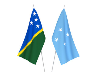 Federated States of Micronesia and Solomon Islands flags
