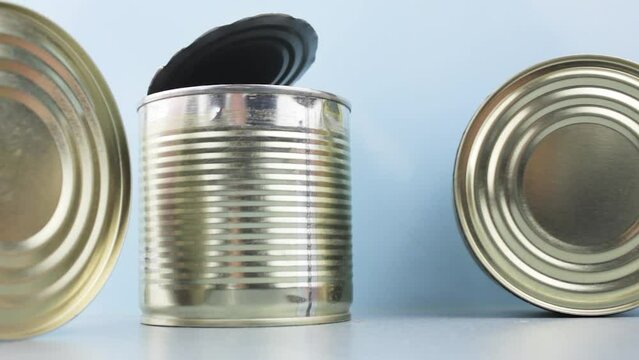 Canned foods in jars. Natural canned food. Canned long-term food.