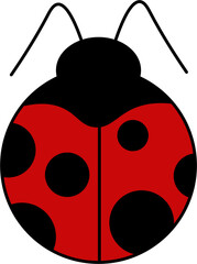 Naklejka premium Flat Insect bug illustration set. Set of black outline bugs illustration. black and white icons of different insects