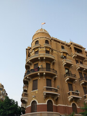 iconic old building at downtown Cairo, Egypt