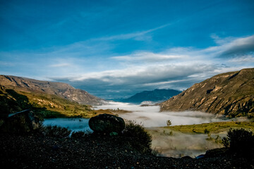 Colca Canyon area in Peru - South America. One of the deepest canyons in the world