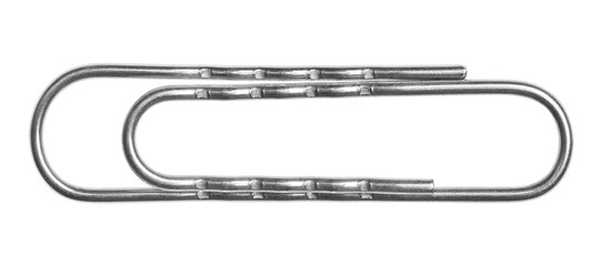 Paper clip, isolated on white background
