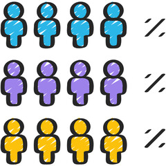 User Percentages Icon