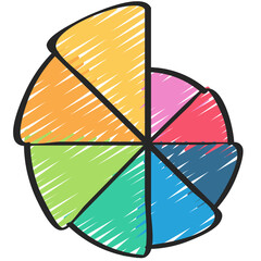 Complex Pie Chart Icon