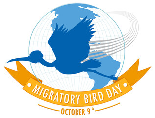 World Migratory Bird Day Banner Template
