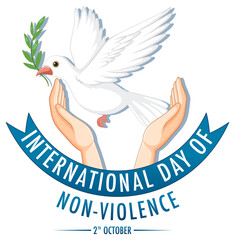 Obraz premium International Day of Non Violence Poster