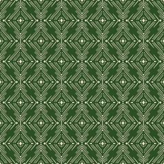 Minimalist seamless boho pattern with hand drawn spots, dots, rhombuses, squares, stripes in earthy palette. Template for scrapbooking, fabric and wrapping paper - 517871123