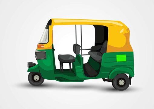 Indian auto rickshaw vector illustration design