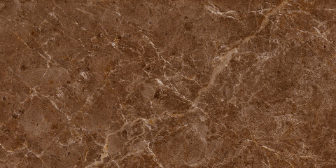 Fototapeta na wymiar New Dark Chocolate Brown Natural Marble With Light Coloured Veins For Interior Background 