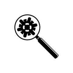 Obraz premium Bacteria icon isolated on white background