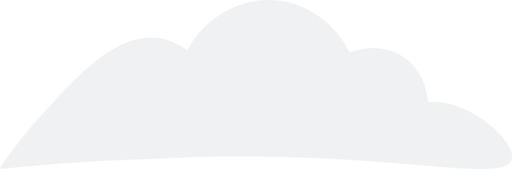 Cloud illustration. Design elements for web interface , weather forecast or cloud storage applications. White clouds set isolated on blue background. Vector illustration. Clouds silhouettes.