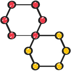 Nano Molecules Icon