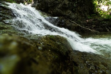 Most beautiful waterfalls in forest