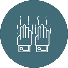 Obraz premium Smelly Hands Icon