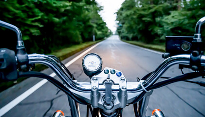 バイクイメージ　運転　ツーリング