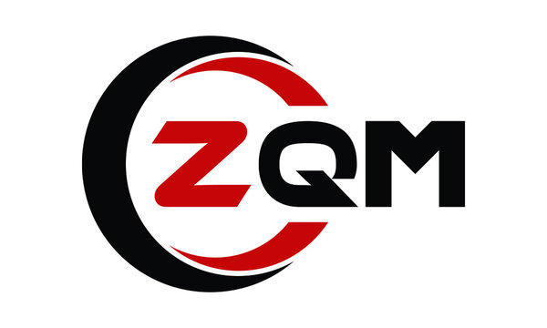 ZQM swoosh three letter logo design vector template | monogram logo | abstract logo | wordmark logo | letter mark logo | business logo | brand logo | flat logo | minimalist logo | text | word | symbol