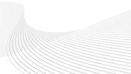 Abstract Wavy Lines Background