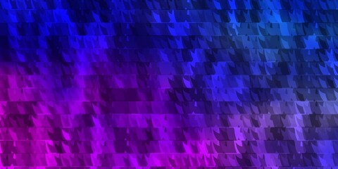 Light Blue, Red vector background with lines, triangles.