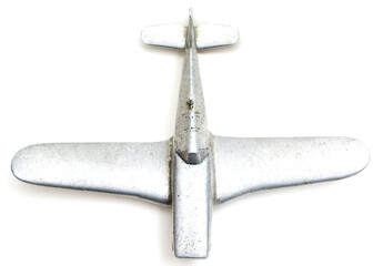 Old plane model close up. 