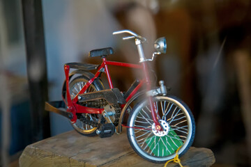 Fototapeta na wymiar Miniature bicycle 