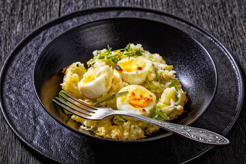 Welsh Anglesey Eggs, wyau ynys mon, top view