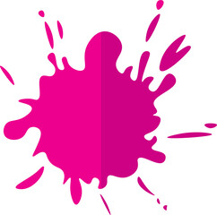 Obraz premium Beautiful colour paint splashes. Set of paint splashes. Vector illustration. Colorful splashes of paint collection, Paint Splatter that is Hand Drawn 