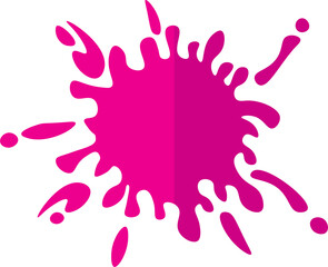 Beautiful colour paint splashes. Set of paint splashes. Vector illustration. Colorful splashes of paint collection,  Paint Splatter that is Hand Drawn 