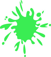 Beautiful colour paint splashes. Set of paint splashes. Vector illustration. Colorful splashes of paint collection,  Paint Splatter that is Hand Drawn 