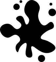 Beautiful colour paint splashes. Set of paint splashes. Vector illustration. Colorful splashes of paint collection,  Paint Splatter that is Hand Drawn 