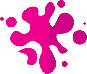 Beautiful colour paint splashes. Set of paint splashes. Vector illustration. Colorful splashes of paint collection,  Paint Splatter that is Hand Drawn 