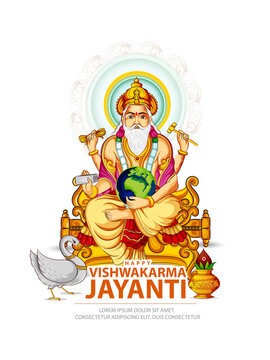 Vishwakarma puja (Vishwakarma Jayanti) is a day of celebration for Vishwakarma, a Hindu god, the divine architect.