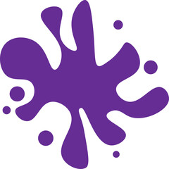 Beautiful colour paint splashes. Set of paint splashes. Vector illustration. Colorful splashes of paint collection,  Paint Splatter that is Hand Drawn 