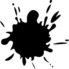 Beautiful colour paint splashes. Set of paint splashes. Vector illustration. Colorful splashes of paint collection,  Paint Splatter that is Hand Drawn 