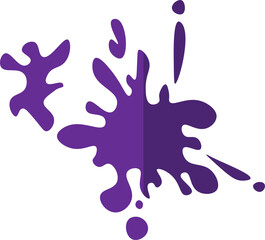 Beautiful colour paint splashes. Set of paint splashes. Vector illustration. Colorful splashes of paint collection,  Paint Splatter that is Hand Drawn 