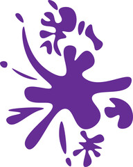 Beautiful colour paint splashes. Set of paint splashes. Vector illustration. Colorful splashes of paint collection,  Paint Splatter that is Hand Drawn 