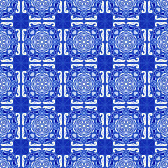 Nature Seamless Pattern Garden Floral Background Damask Aboriginal Ornament Art