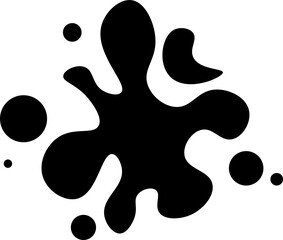 Beautiful colour paint splashes. Set of paint splashes. Vector illustration. Colorful splashes of paint collection,  Paint Splatter that is Hand Drawn 