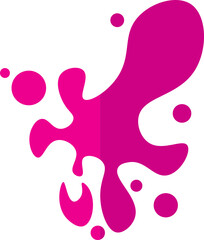 Beautiful colour paint splashes. Set of paint splashes. Vector illustration. Colorful splashes of paint collection,  Paint Splatter that is Hand Drawn 