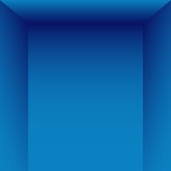 Empty vivid blue color studio table room background ,product display with copy space for display of content design.Banner for advertise product on website jpeg image jpg abstract blue background