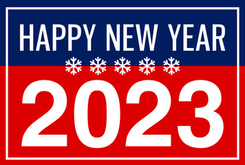 Concept banner 2023, happy new year. Vector, illustration