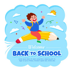 Hand drawn back to school instagram story