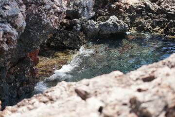 Bucht an der Küste von Mallorca