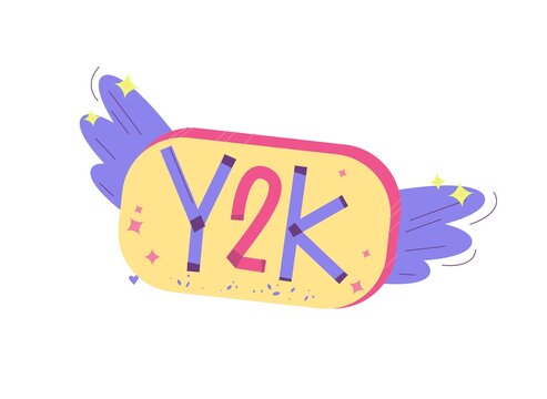 Trending Y2K symbol. Late 90s early 2000s.