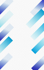 Blue Element Vector Transparent Background. Color