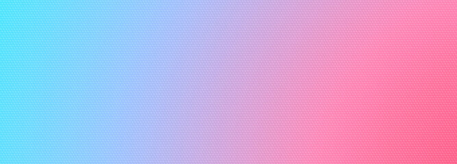 Dreamy pastel blue cyan pink gradient background blank. Horizontal banner or wallpaper tamplate. Copy space, place for text, text area. Bright illustration. Space metaverse web 3 technology texture	