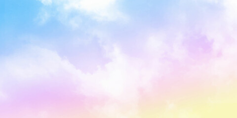 beauty smooth abstract sweet pastel cloudy on sky