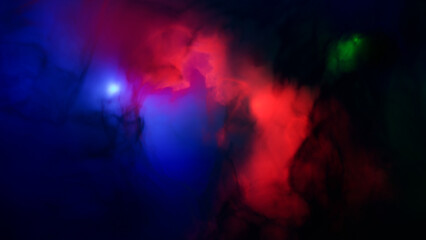 Obraz na płótnie Canvas 3D Rendering of Dust and Cloud Interstellar in a Universe