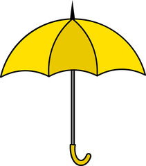 Obraz premium colorful Illustrations of Umbrella. Flat design of umbrella. Vector illustration set of different coloured umbrellas.