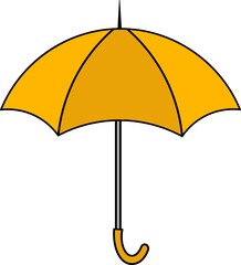 Obraz premium colorful Illustrations of Umbrella. Flat design of umbrella. Vector illustration set of different coloured umbrellas.