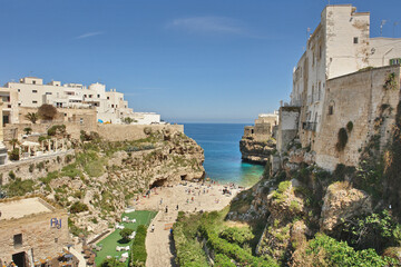Polignano a Mare - a town and comune in the Metropolitan City of Bari, Apulia
